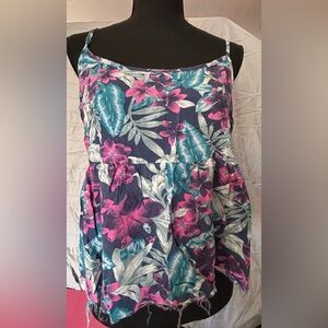 American Eagle Outfitters Multicolor Smocked Top